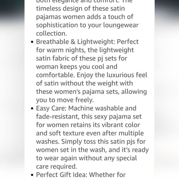 True Religion Rhinestone Logo Stretch Satin Pajama Set - Picture 5 of 10